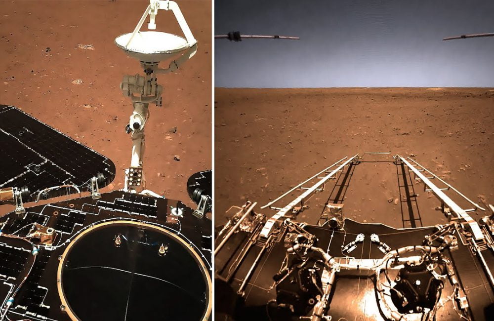 Chinese rover stuurt eerste foto van Mars 14