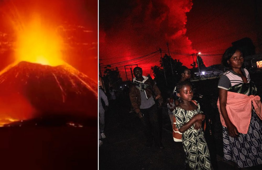 Vulkaanuitbarsting in Congo kost meerdere mensen het leven 14