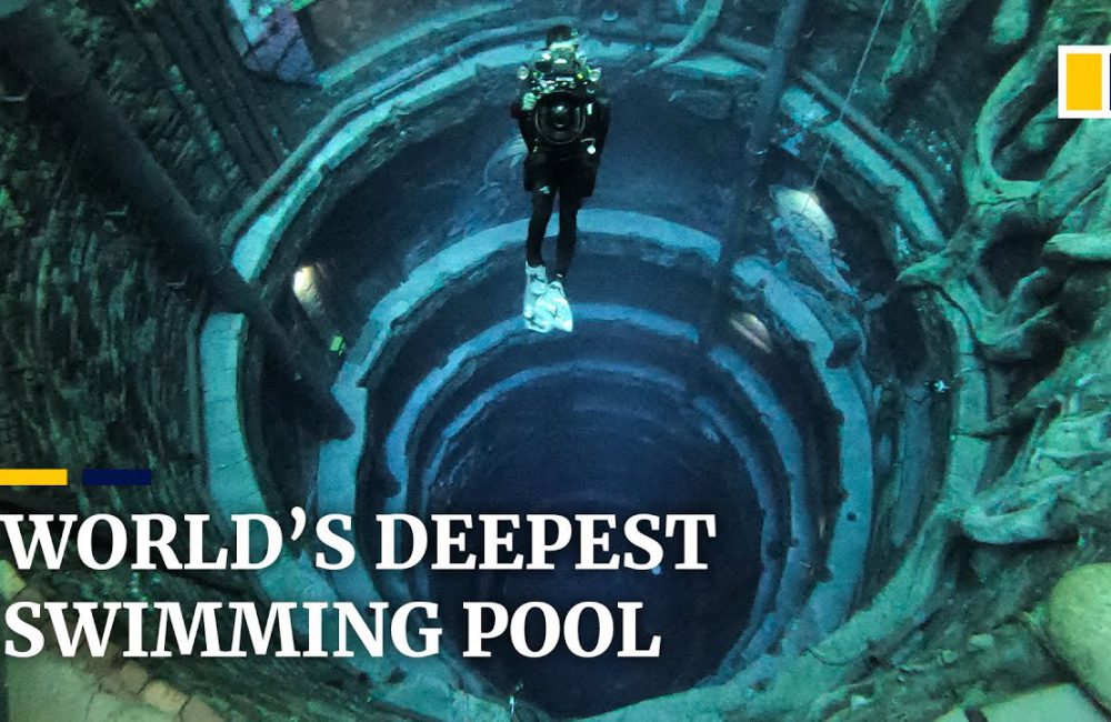 Video: Dit is het diepste zwembad ter wereld 14