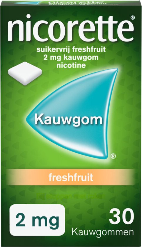 Nicorette Kauwgom freshfruit 30st
