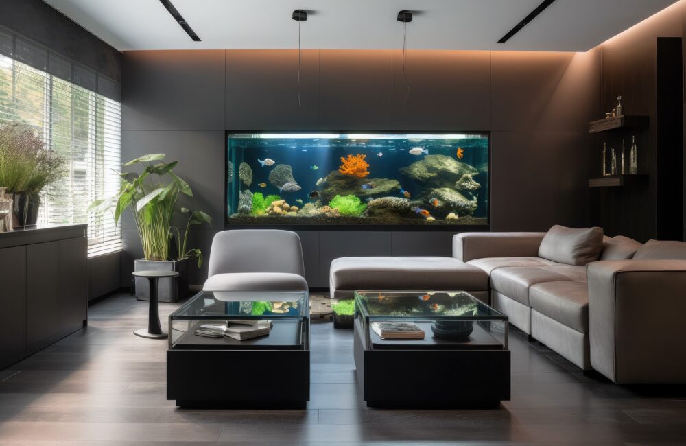 Alles over een geïntegreerd aquarium in je interieur 14