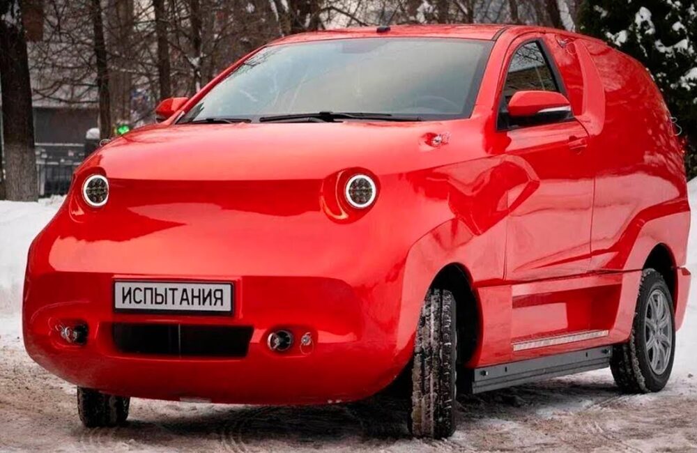 Rusland lanceert nogal opvallende eerste volledig elektrische auto 14