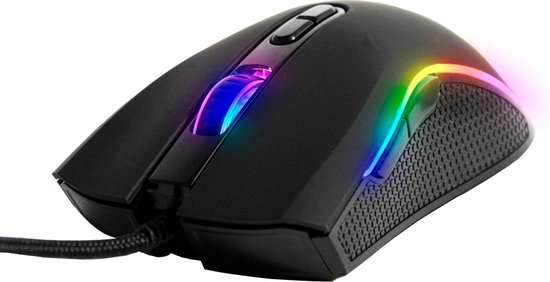 Silvergear Gaming Muis - Game Mouse - Muis met Draad - Bedrade Muis - Game Muis - Zwart