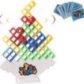 Tetra Tower Balans Spel - Tetris Tower - Educatief Speelgoed - 3D Bouwpuzzel - Kerstcadeau - Bouwset - Stack Attack - Montessori Speelgoed - Fijne Motoriek - Tower Stack - Tower...